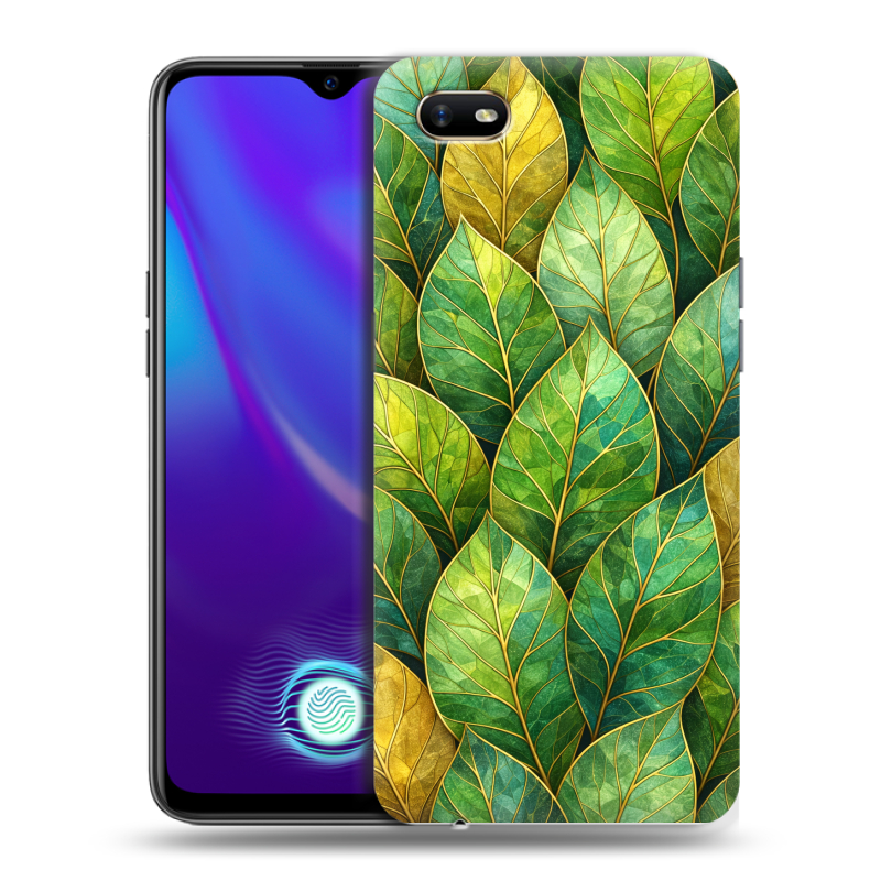 Пластиковый чехол на OPPO A1k с принтом женский Пластиковый чехол на OPPO A1k с принтом женский