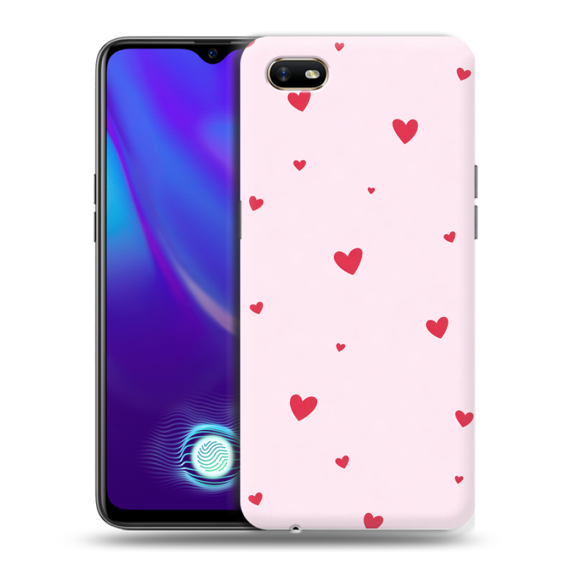 Силиконовый противоударный чехол на OPPO A1k с принтом для девочек Силиконовый противоударный чехол на OPPO A1k с принтом для девочек