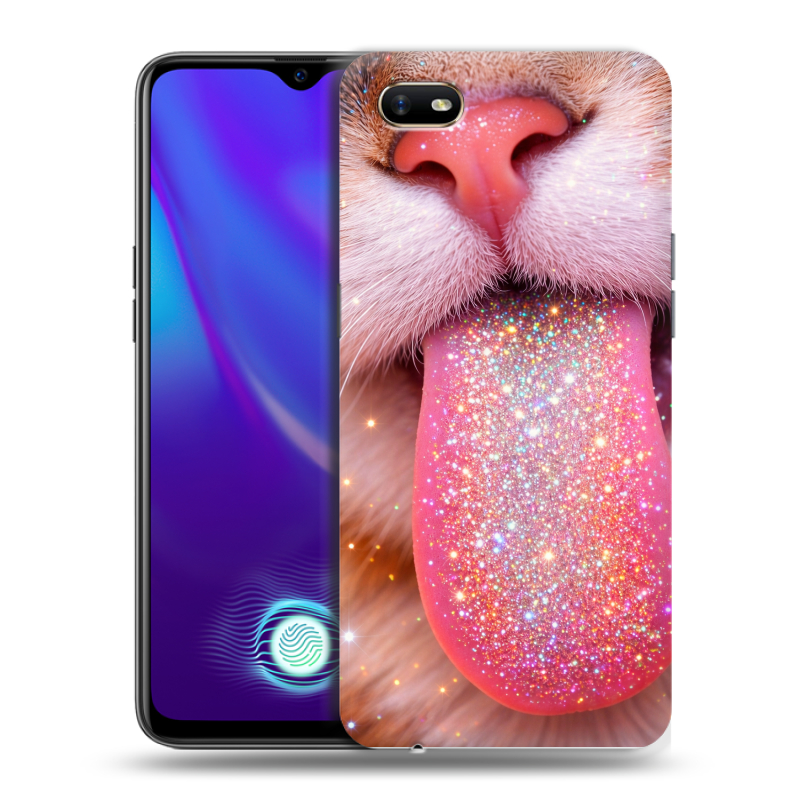 Пластиковый чехол на OPPO A1k с принтом для девочек Пластиковый чехол на OPPO A1k с принтом для девочек