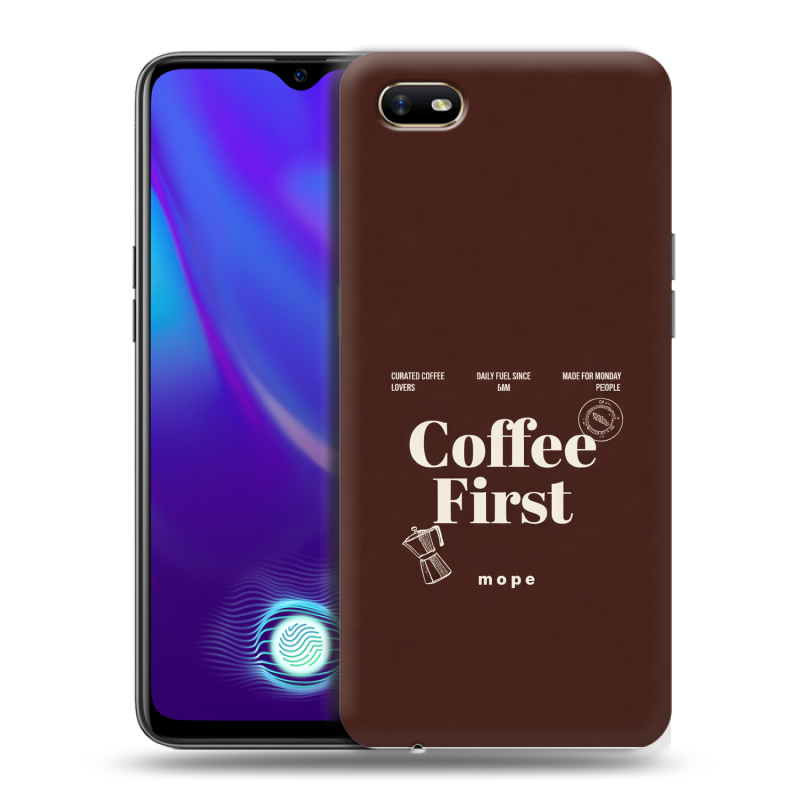 Силиконовый противоударный чехол на OPPO A1k с принтом женский Силиконовый противоударный чехол на OPPO A1k с принтом женский