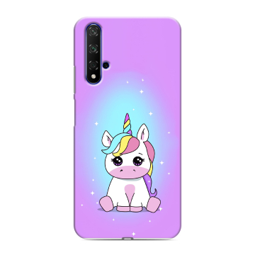 Силиконовый чехол на Huawei Honor 20 с принтом Единорог Силиконовый чехол на Huawei Honor 20 с принтом Единорог