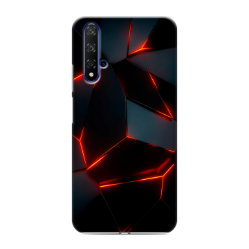 Силиконовый чехол на Huawei Honor 20 с принтом Яркие абстракции Силиконовый чехол на Huawei Honor 20 с принтом Яркие абстракции