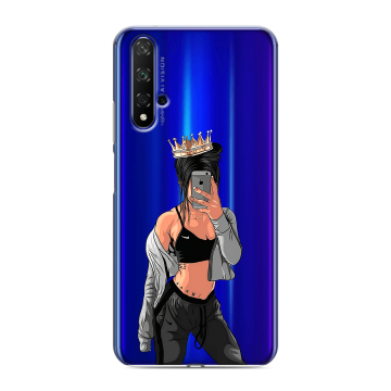 Силиконовый чехол на Huawei Honor 20 с принтом Женские принты Силиконовый чехол на Huawei Honor 20 с принтом Женские принты