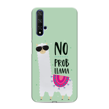 Силиконовый чехол на Huawei Honor 20 с принтом Лама Силиконовый чехол на Huawei Honor 20 с принтом Лама