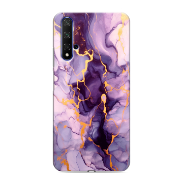 Силиконовый чехол на Huawei Honor 20 с принтом Мрамор Силиконовый чехол на Huawei Honor 20 с принтом Мрамор