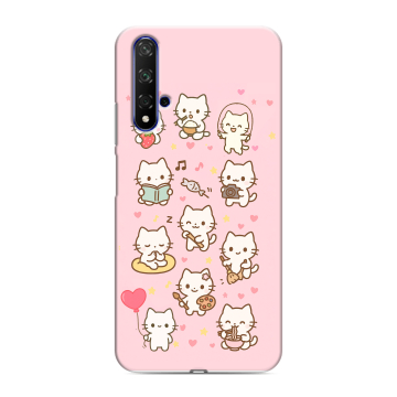 Силиконовый чехол на Huawei Honor 20 с принтом Hello Kitty Хелоу Кити Силиконовый чехол на Huawei Honor 20 с принтом Hello Kitty Хелоу Кити