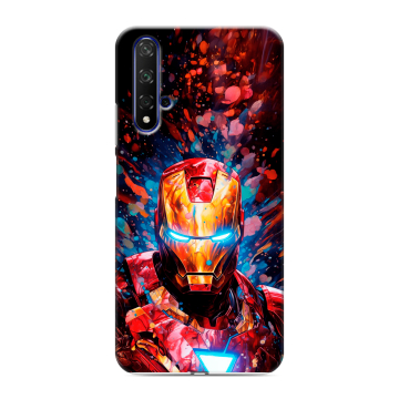 Силиконовый чехол на Huawei Honor 20 с принтом Железный человек Ironman Силиконовый чехол на Huawei Honor 20 с принтом Железный человек Ironman