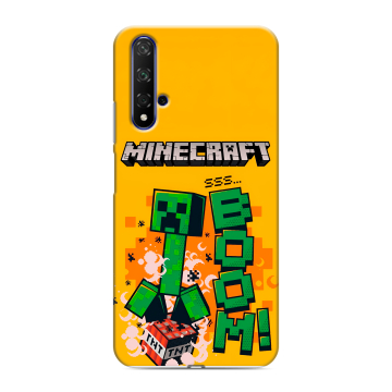 Силиконовый чехол на Huawei Honor 20 с принтом Майнкрафт Minecraft Силиконовый чехол на Huawei Honor 20 с принтом Майнкрафт Minecraft