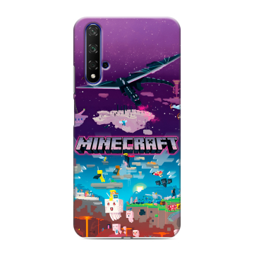 Силиконовый чехол на Huawei Honor 20 с принтом Майнкрафт Minecraft Силиконовый чехол на Huawei Honor 20 с принтом Майнкрафт Minecraft