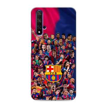 Силиконовый чехол на Huawei Honor 20 с принтом Барселона Barcelona