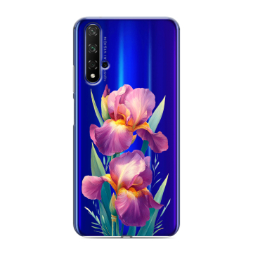 Силиконовый чехол на Huawei Honor 20 с принтом Цветы орхидеи Силиконовый чехол на Huawei Honor 20 с принтом Цветы орхидеи