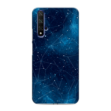 Силиконовый чехол на Huawei Honor 20 с принтом Космос звезды Силиконовый чехол на Huawei Honor 20 с принтом Космос звезды