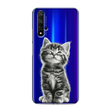 Силиконовый чехол на Huawei Honor 20 с принтом Котенок Силиконовый чехол на Huawei Honor 20 с принтом Котенок