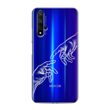 Силиконовый чехол на Huawei Honor 20 с принтом Сотворение мира Силиконовый чехол на Huawei Honor 20 с принтом Сотворение мира