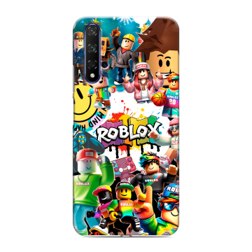 Силиконовый чехол на Huawei Honor 20 с принтом Roblox Роблокс Силиконовый чехол на Huawei Honor 20 с принтом Roblox Роблокс