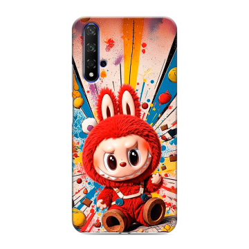 Силиконовый чехол на Huawei Honor 20 с принтом Labubu Лабубу Силиконовый чехол на Huawei Honor 20 с принтом Labubu Лабубу