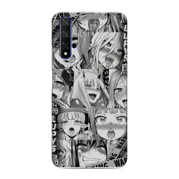 Силиконовый чехол на Huawei Honor 20 с принтом Ahegao Ахегао Аниме