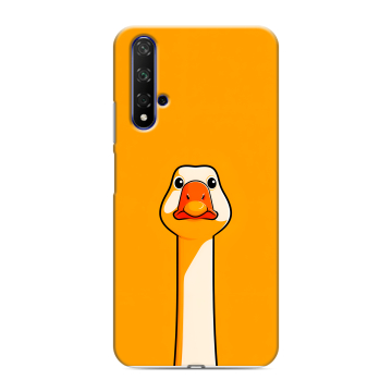 Силиконовый чехол на Huawei Honor 20 с принтом Смешная утка