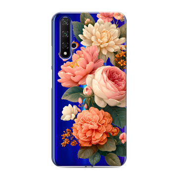 Силиконовый чехол на Huawei Honor 20 с принтом цветы
