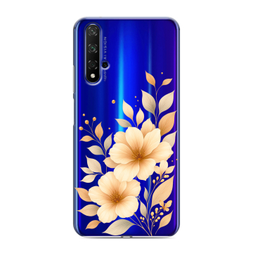 Силиконовый чехол на Huawei Honor 20 с принтом для девушки