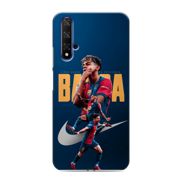 Силиконовый чехол на Huawei Honor 20 с принтом Барселона Barca Yamal Силиконовый чехол на Huawei Honor 20 с принтом Барселона Barca Yamal