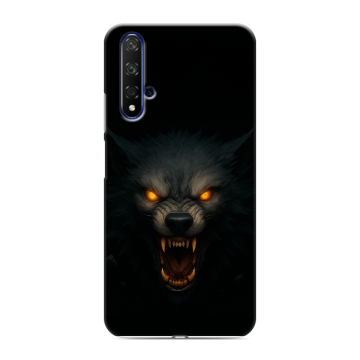 Силиконовый чехол на Huawei Honor 20 с принтом Волк