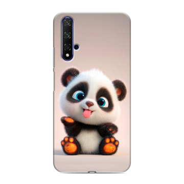 Силиконовый чехол на Huawei Honor 20 с принтом милая панда Силиконовый чехол на Huawei Honor 20 с принтом милая панда