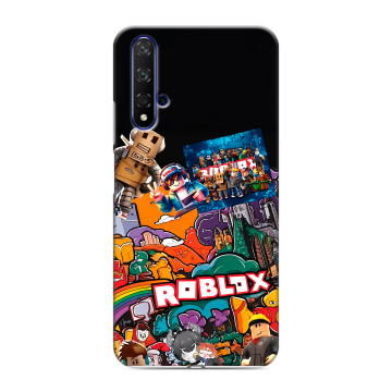 Силиконовый чехол на Huawei Honor 20 с принтом Roblox Роблокс Силиконовый чехол на Huawei Honor 20 с принтом Roblox Роблокс