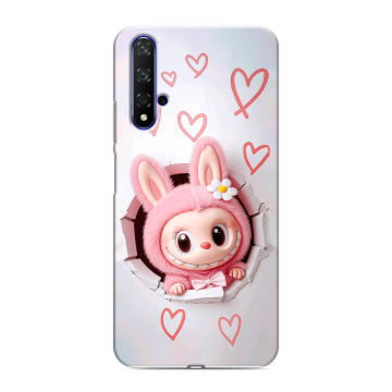 Силиконовый чехол на Huawei Honor 20 с принтом Labubu Лабубу