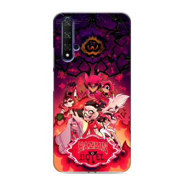 Силиконовый чехол на Huawei Honor 20 с принтом Hazbin Hotel Отель Хазбин Силиконовый чехол на Huawei Honor 20 с принтом Hazbin Hotel Отель Хазбин
