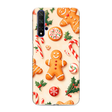 Силиконовый чехол на Huawei Honor 20 с принтом Новый год