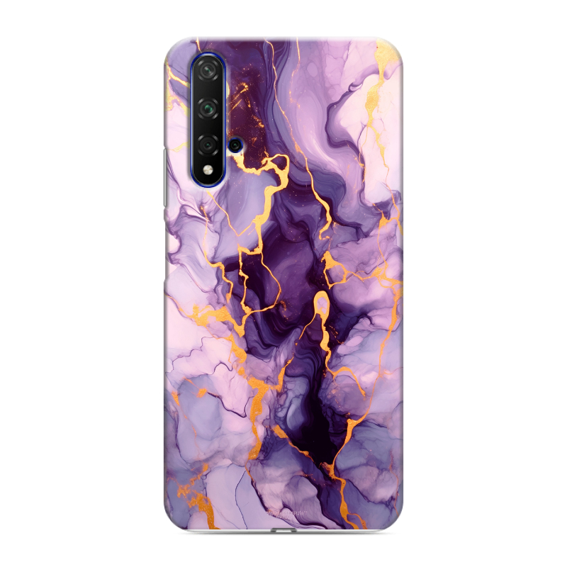 Силиконовый противоударный чехол на Huawei Honor 20 с принтом Мрамор Силиконовый противоударный чехол на Huawei Honor 20 с принтом Мрамор