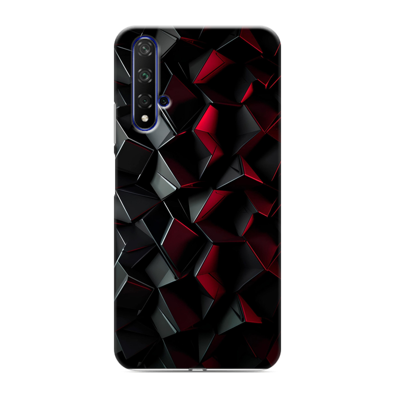 Силиконовый противоударный чехол на Huawei Honor 20 с принтом Абстракция Силиконовый противоударный чехол на Huawei Honor 20 с принтом Абстракция