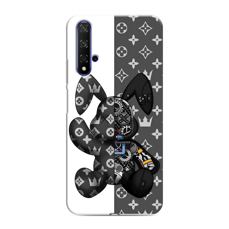 Силиконовый противоударный чехол на Huawei Honor 20 с принтом Луи робот Силиконовый противоударный чехол на Huawei Honor 20 с принтом Луи робот