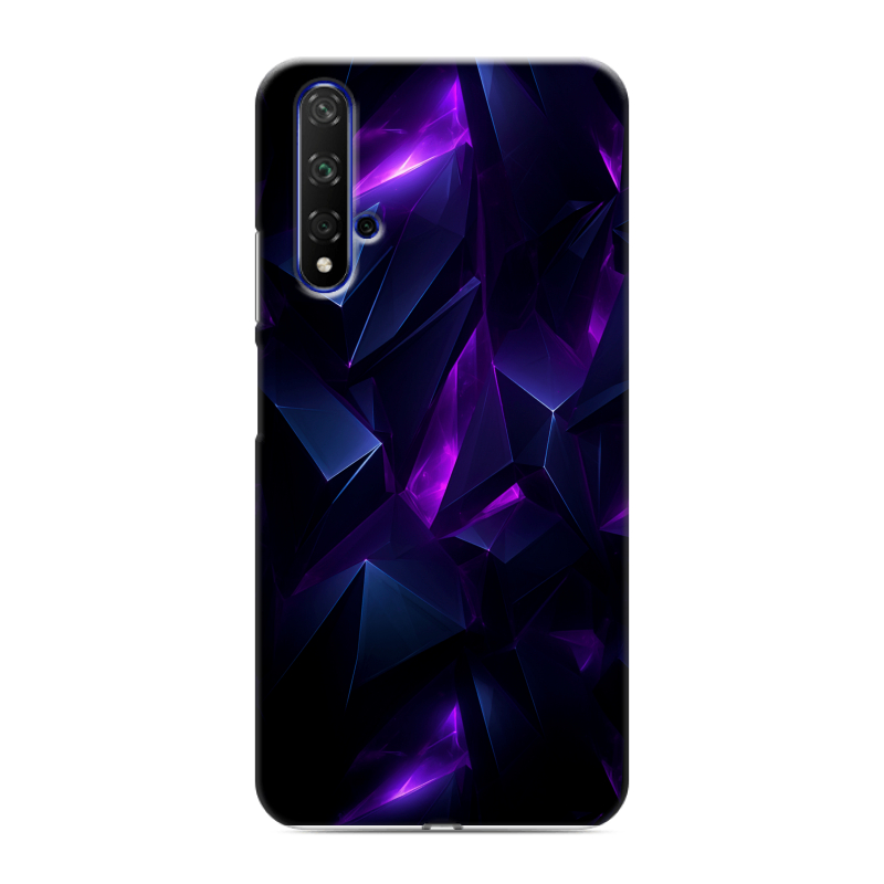Силиконовый противоударный чехол на Huawei Honor 20 с принтом Абстракиция Силиконовый противоударный чехол на Huawei Honor 20 с принтом Абстракиция