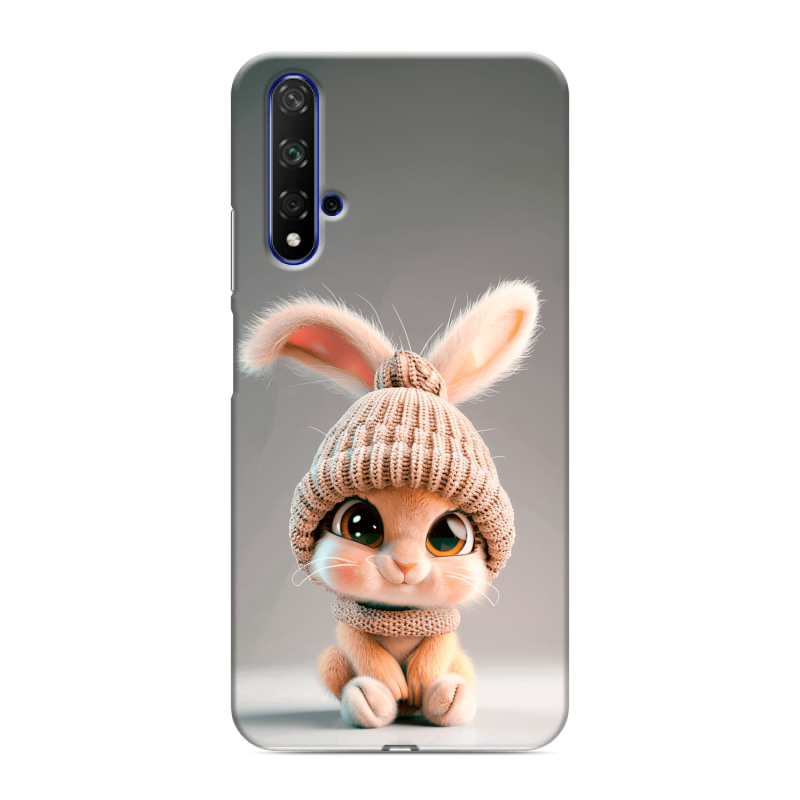 Силиконовый противоударный чехол на Huawei Honor 20 с принтом Кролик Силиконовый противоударный чехол на Huawei Honor 20 с принтом Кролик