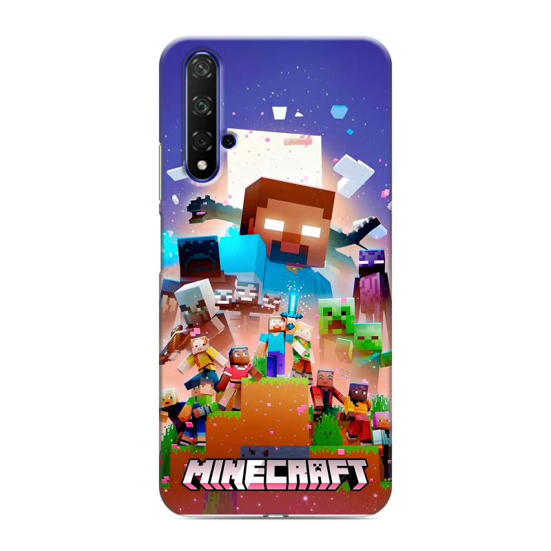 Силиконовый чехол на Huawei Honor 20 с принтом Майнкрафт Minecraft Силиконовый чехол на Huawei Honor 20 с принтом Майнкрафт Minecraft