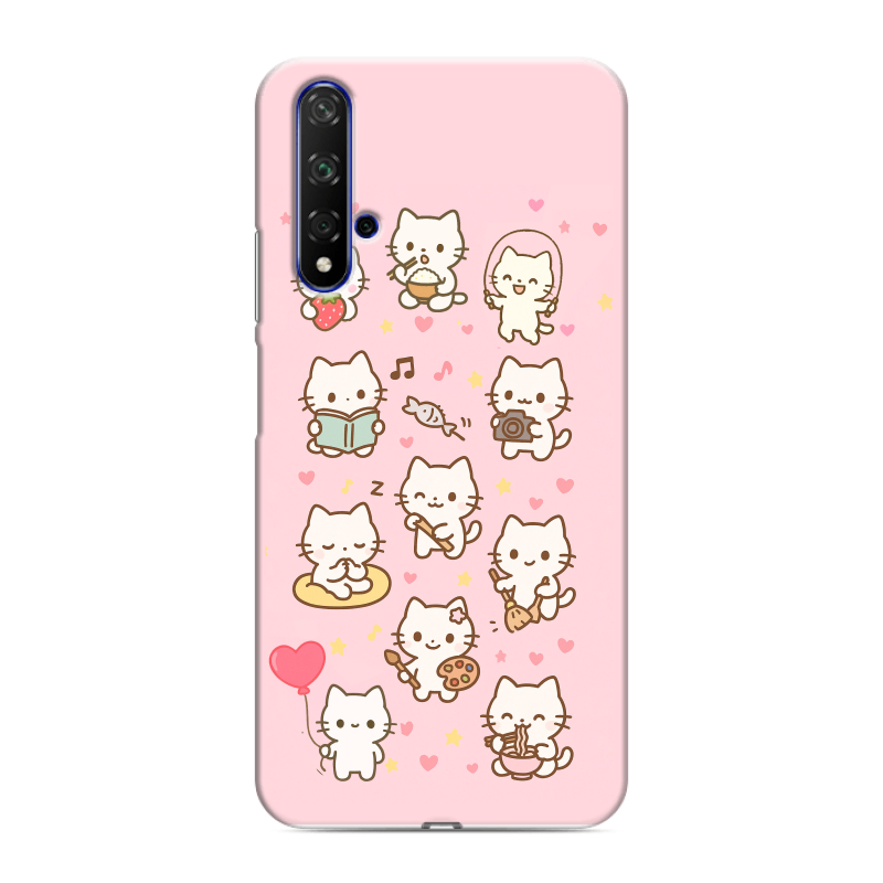 Силиконовый противоударный чехол на Huawei Honor 20 с принтом Hello Kitty Хелоу Кити Силиконовый противоударный чехол на Huawei Honor 20 с принтом Hello Kitty Хелоу Кити