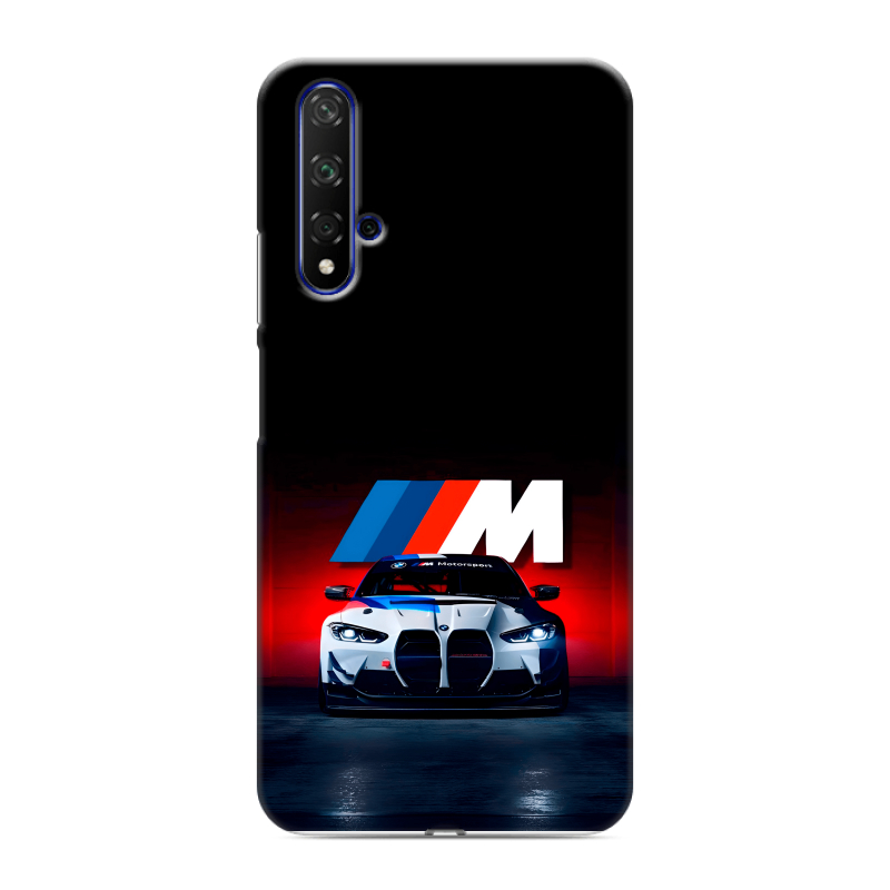 Силиконовый чехол на Huawei Honor 20 с принтом БМВ BMW Силиконовый чехол на Huawei Honor 20 с принтом БМВ BMW