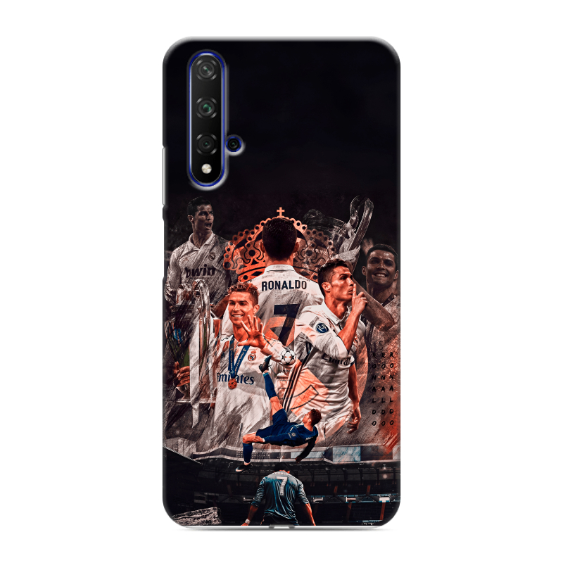 Силиконовый чехол на Huawei Honor 20 с принтом Реал Роналдо Real Ronaldo Силиконовый чехол на Huawei Honor 20 с принтом Реал Роналдо Real Ronaldo
