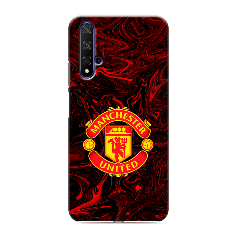 Силиконовый чехол на Huawei Honor 20 с принтом Manchester United Силиконовый чехол на Huawei Honor 20 с принтом Manchester United