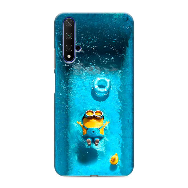 Силиконовый чехол на Huawei Honor 20 с принтом Миньоны Силиконовый чехол на Huawei Honor 20 с принтом Миньоны