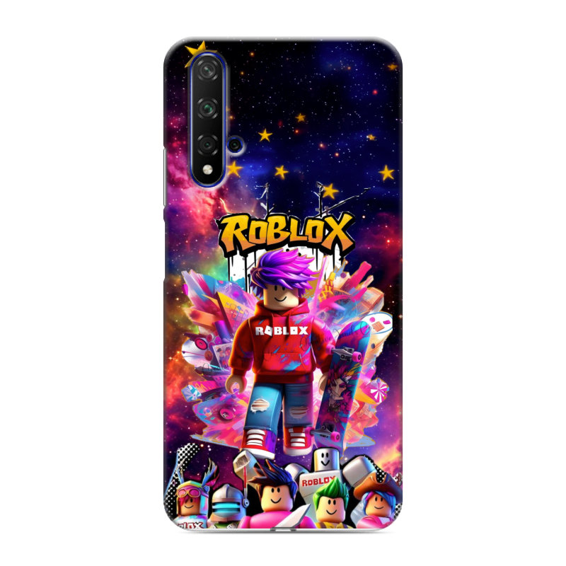Силиконовый чехол на Huawei Honor 20 с принтом Roblox Роблокс Силиконовый чехол на Huawei Honor 20 с принтом Roblox Роблокс