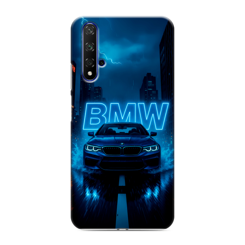 Силиконовый противоударный чехол на Huawei Honor 20 с принтом BMW БМВ Силиконовый противоударный чехол на Huawei Honor 20 с принтом BMW БМВ