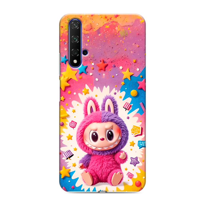 Силиконовый чехол на Huawei Honor 20 с принтом Labubu Лабубу Силиконовый чехол на Huawei Honor 20 с принтом Labubu Лабубу
