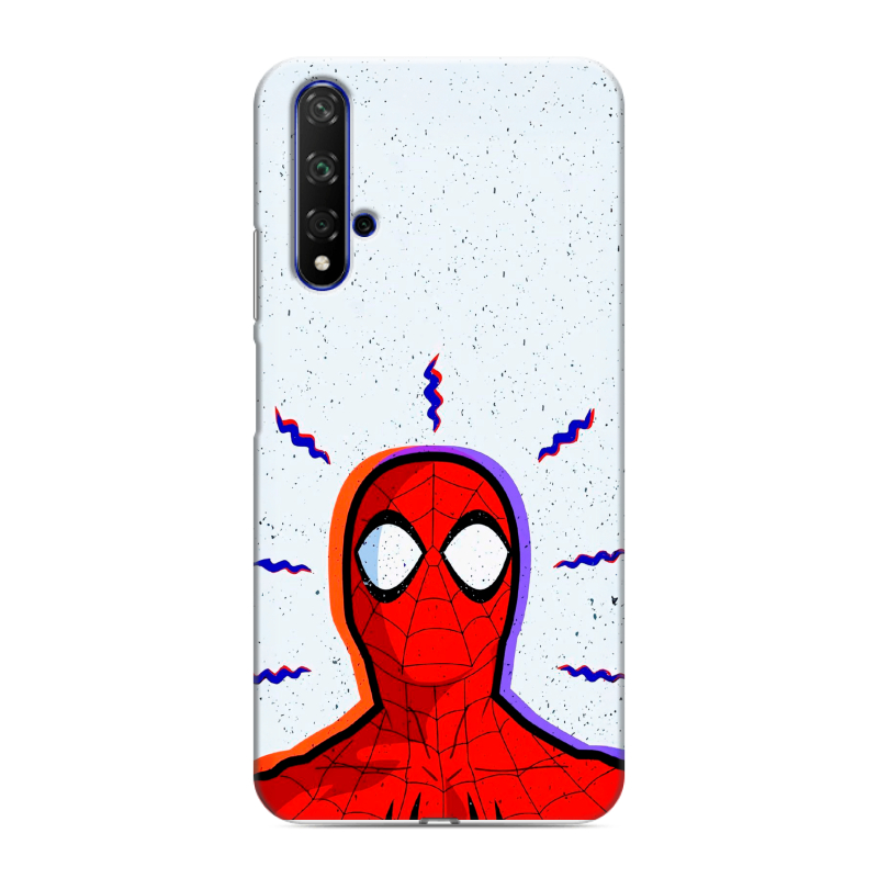 Силиконовый противоударный чехол на Huawei Honor 20 с принтом Spiderman Человек паук Силиконовый противоударный чехол на Huawei Honor 20 с принтом Spiderman Человек паук