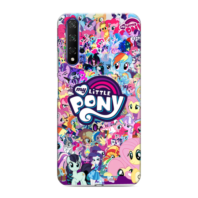 Силиконовый противоударный чехол на Huawei Honor 20 с принтом My little pony Дружба чудо Силиконовый противоударный чехол на Huawei Honor 20 с принтом My little pony Дружба чудо