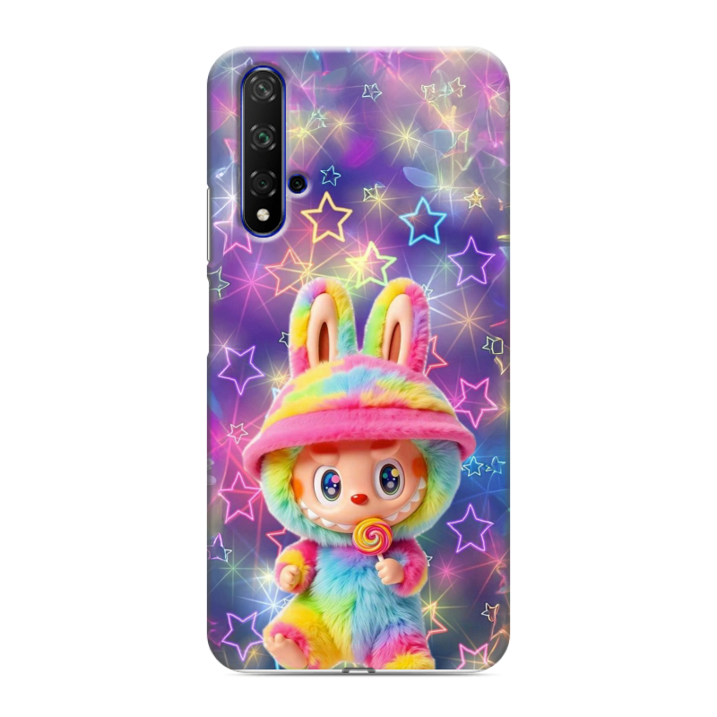 Силиконовый чехол на Huawei Honor 20 с принтом Labubu Лабубу Силиконовый чехол на Huawei Honor 20 с принтом Labubu Лабубу