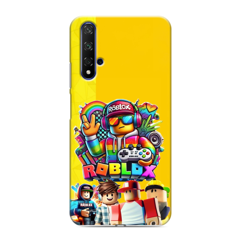 Силиконовый чехол на Huawei Honor 20 с принтом Roblox Роблокс Силиконовый чехол на Huawei Honor 20 с принтом Roblox Роблокс