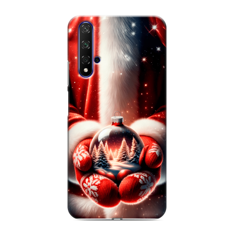 Силиконовый чехол на Huawei Honor 20 с принтом Новый год Силиконовый чехол на Huawei Honor 20 с принтом Новый год